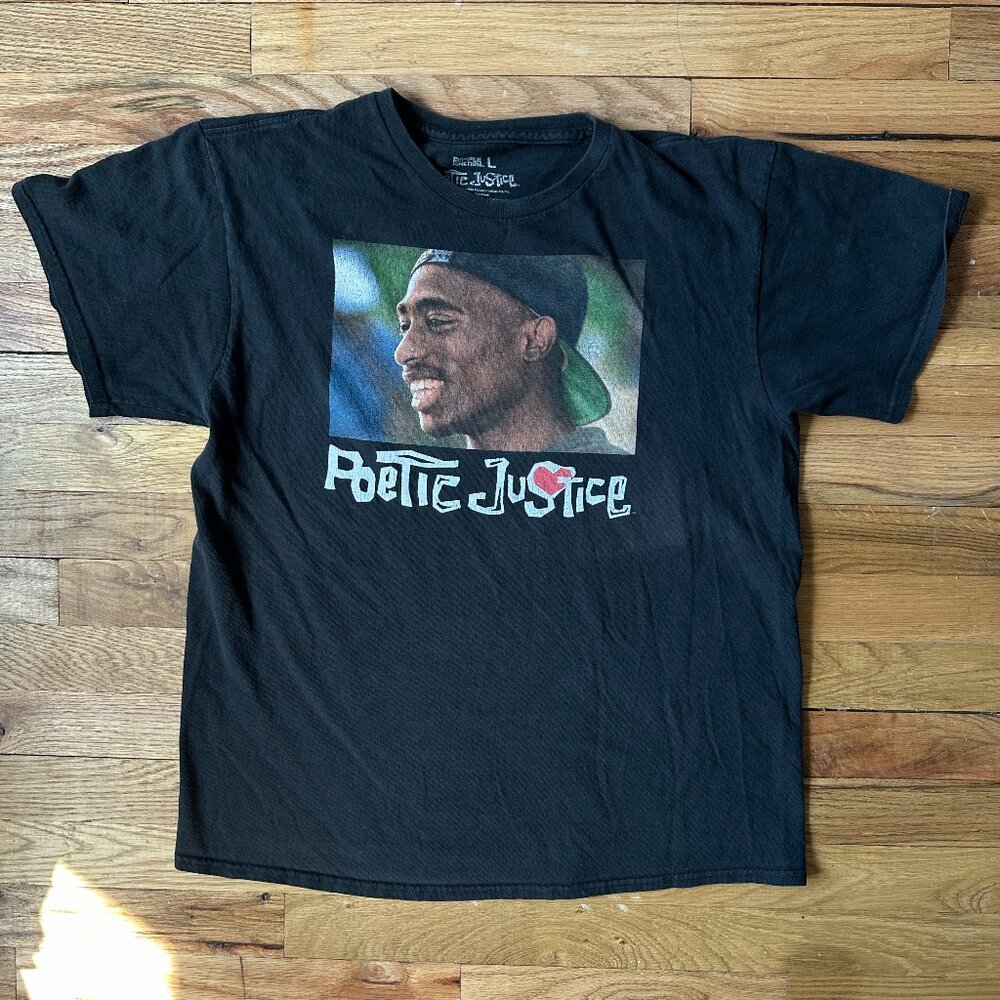 2 Pac Poetic Justice T Shirt [L]